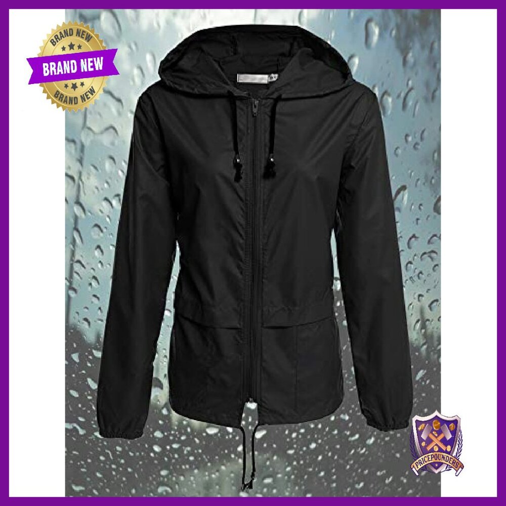 Lightweight Waterproof Packable Rain Jacket Hoode… - image 4